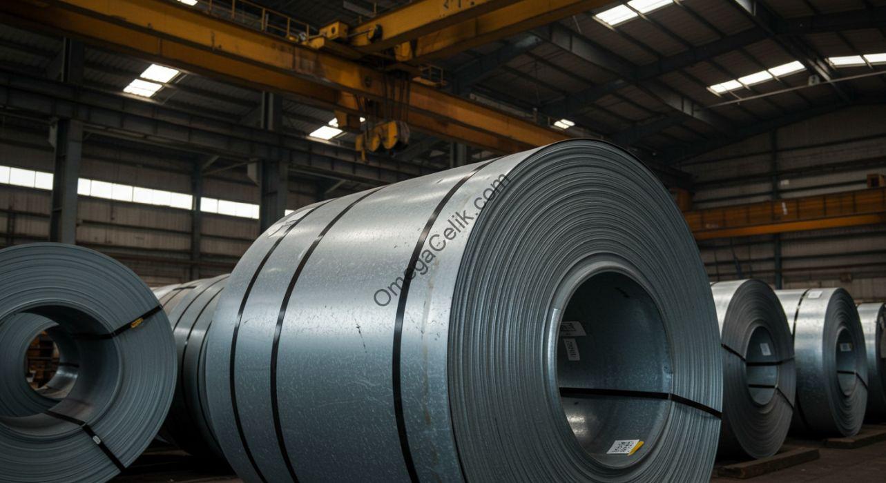 Galvaniz Rulo Çelik Fiyatları 3 Farklı ebatlarda dilimlenmiş galvanizli rulo saclar