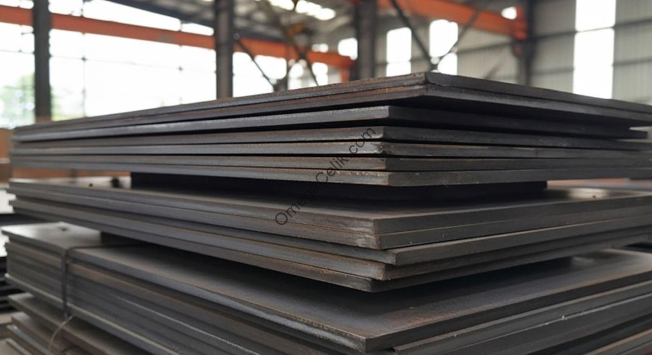 Farklı ebat ve kalitede 16Mo3 kalite kazan sacı plakaları