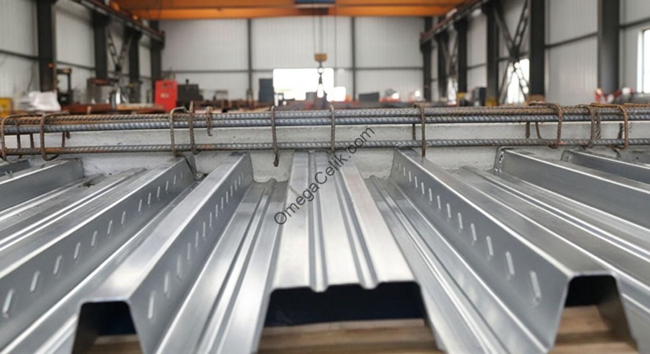 Beton Altı Sac Fiyatları 2 Beton altı sacın trapezoidal formu ve hadve yüksekliği
