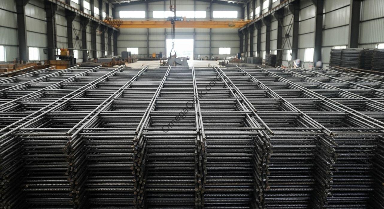 Beton hasırının çubuk çapı ve göz aralığı ölçüleri