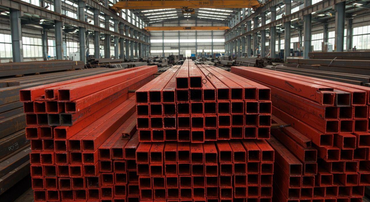 Boyalı kutu profilin pürüzsüz ve koruyucu boya kaplaması