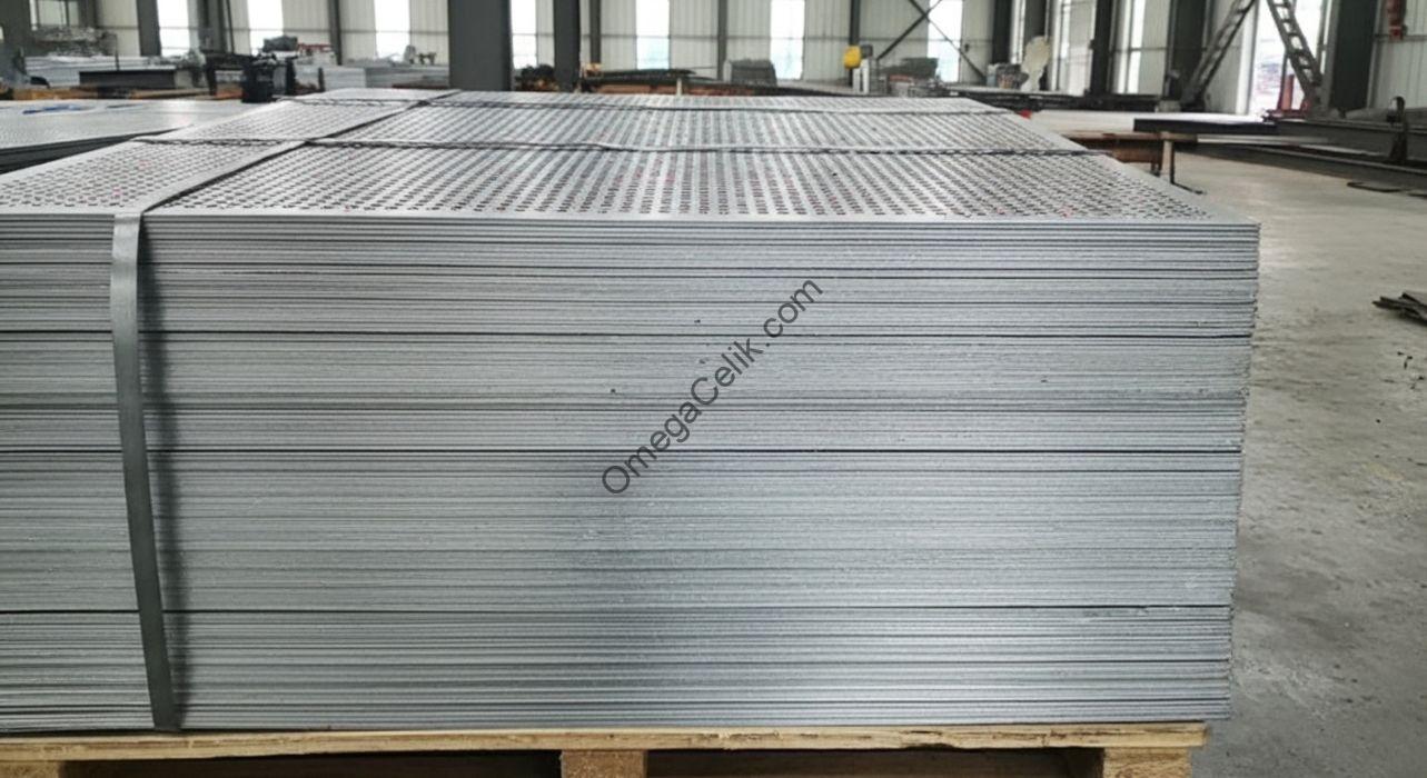 İnşaat, endüstri ve dekorasyon alanlarında delikli sac uygulamaları