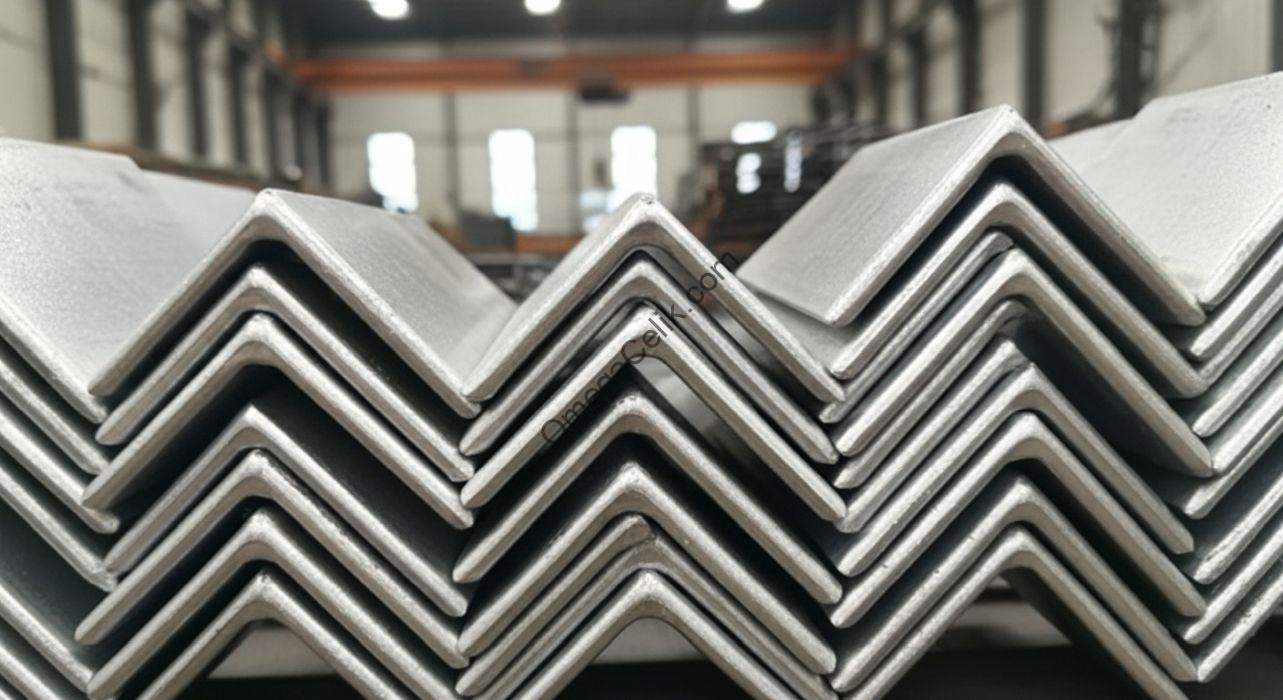 Farklı kalite sınıflarına ait köşebent demir profiller