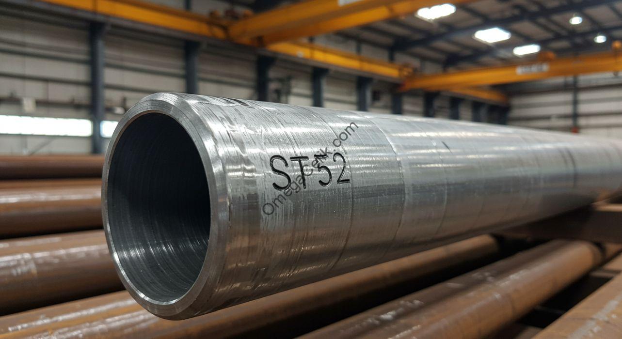 Farklı ebat ve kalitede ST52 ve S355 kalite çelik borular