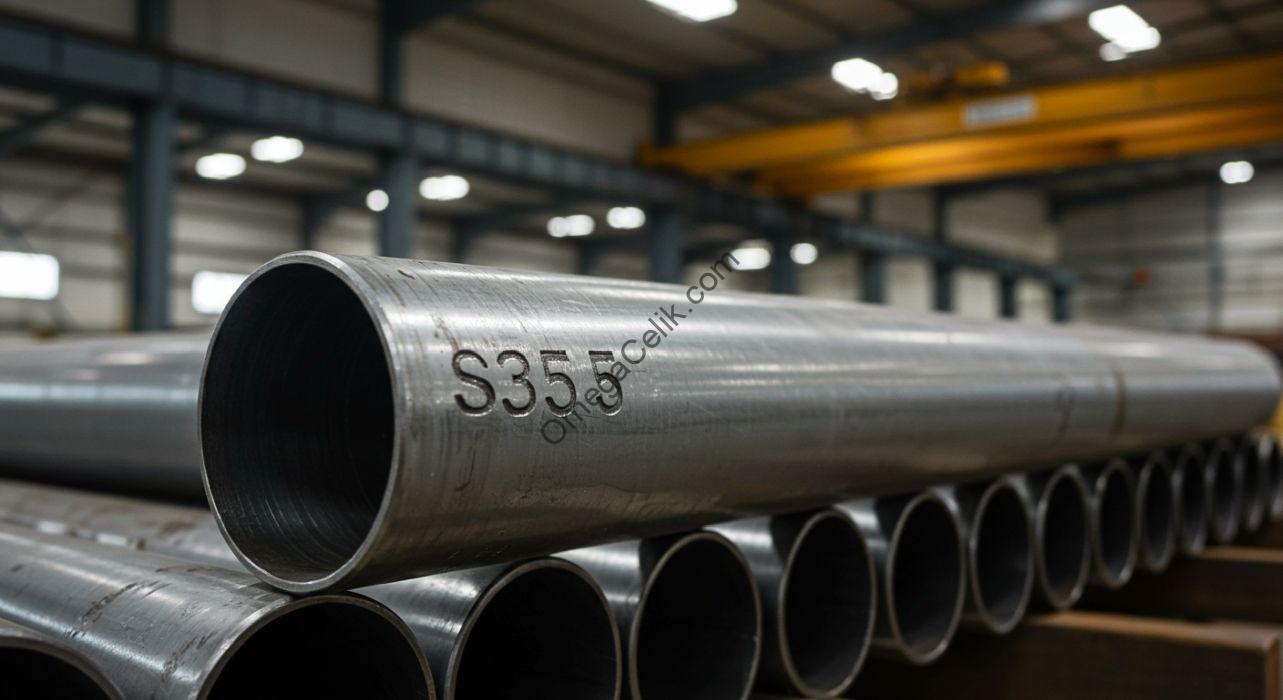 ST52 ve S355 kalite boruların yüksek mukavemetli yapısı