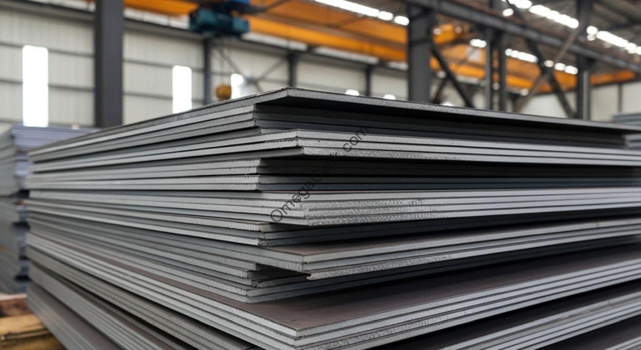 Boya öncesi hazırlık için kumlanmış metal yüzey
