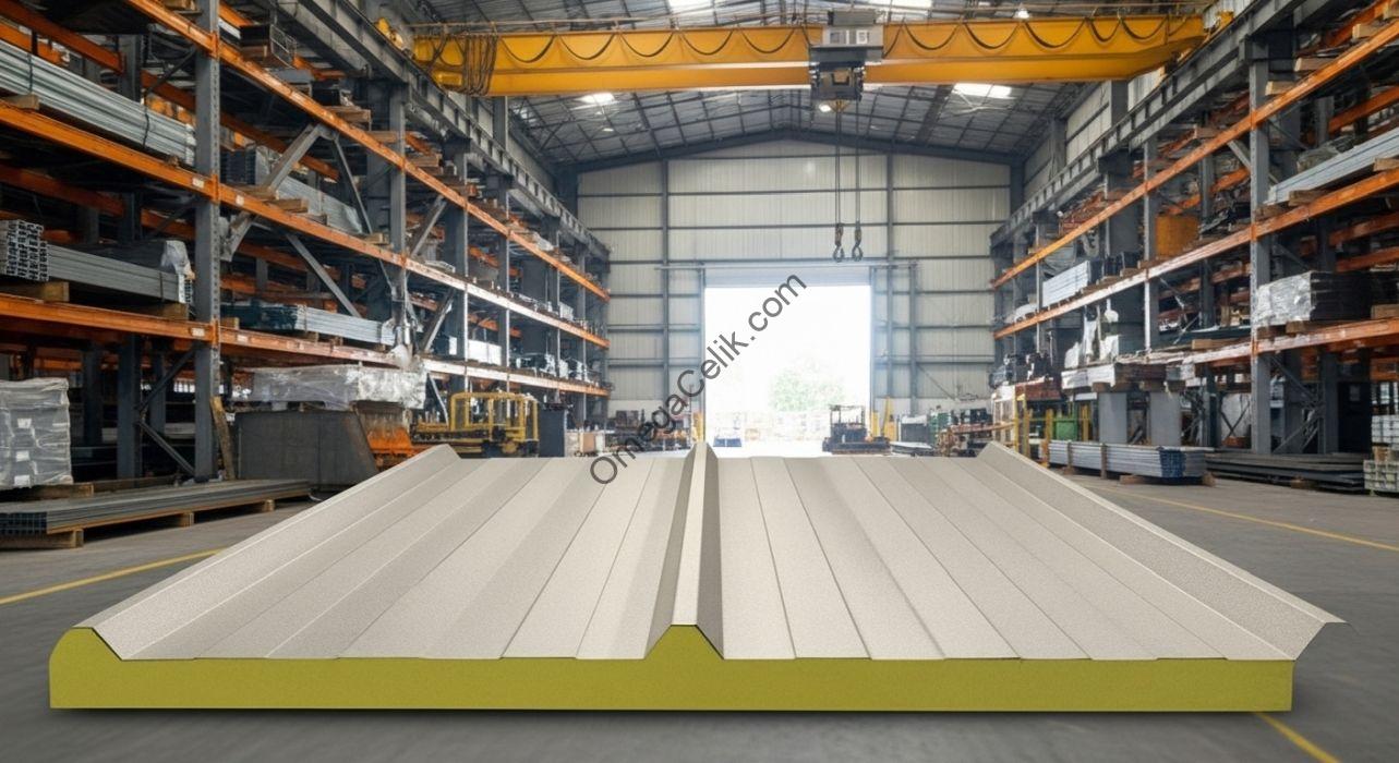 Sandviç Panel 1 Farklı kalite ve ebatlarda sandviç panel stokları ve güncel fiyatları