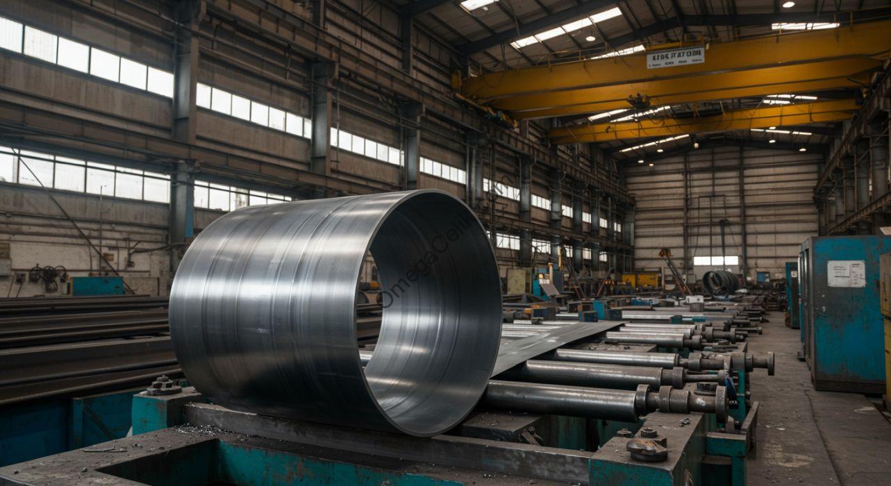 Silindir Sac Büküm 2 Silindir büküm ile üretilmiş pürüzsüz ve yüksek kaliteli metal parçalar